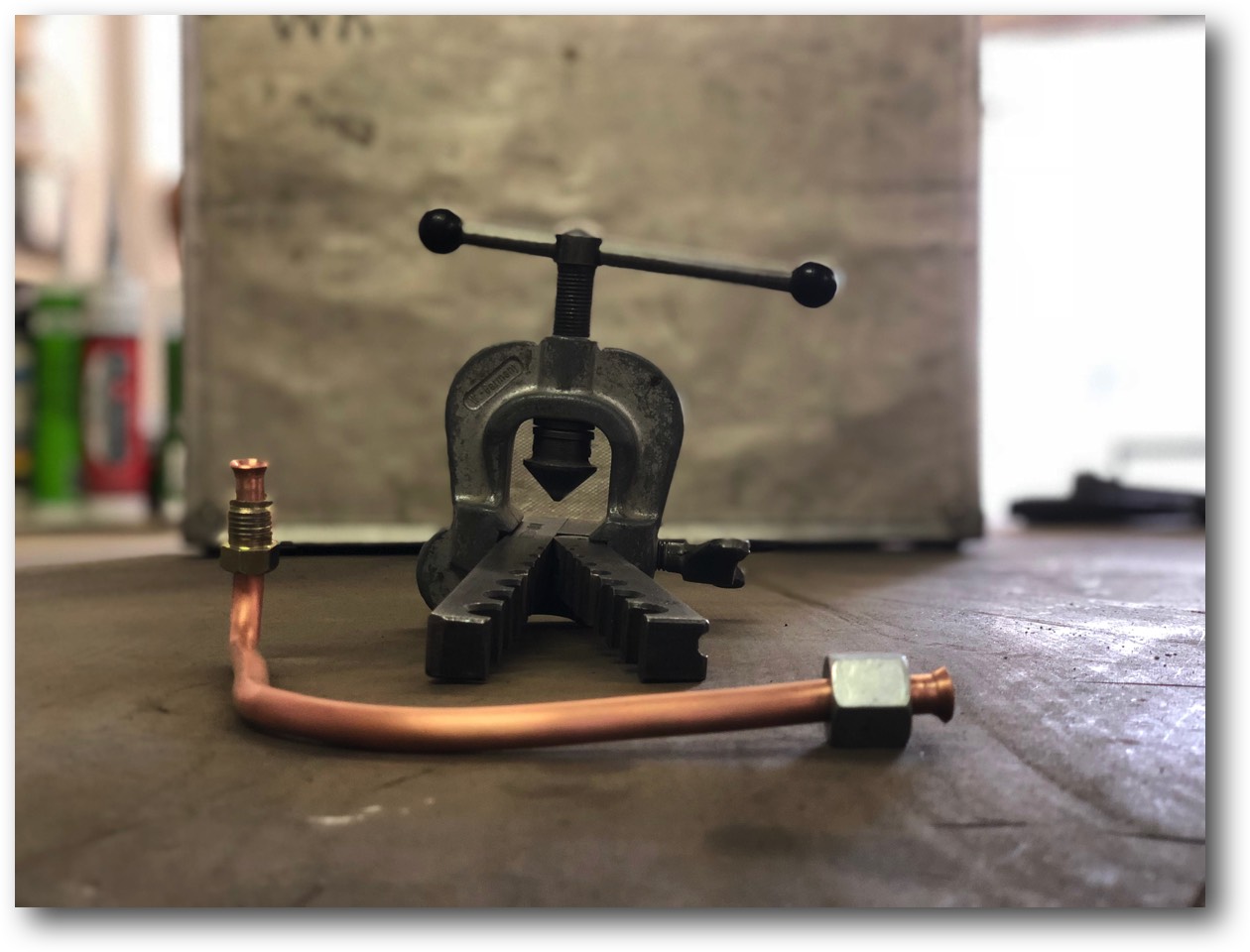 Ölofen Leitung Tank zum Regler