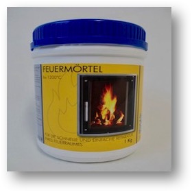 Feuermoertel-Reparaturmoertel-Schamotte