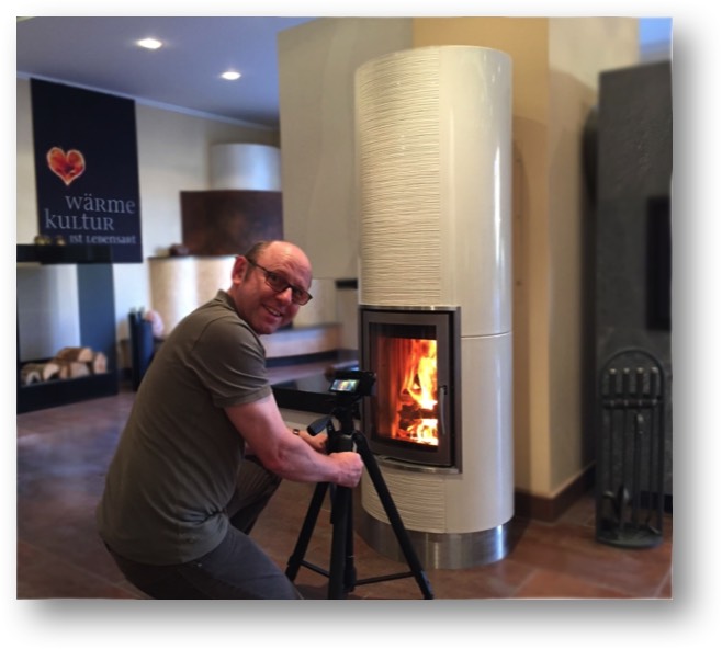 Kamin-Schulze mit Kachelofen